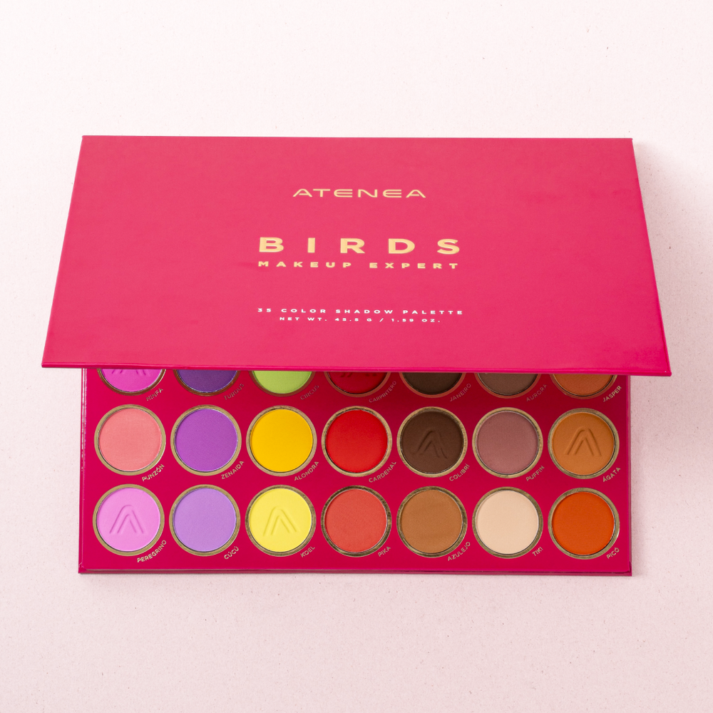 PALETA DE SOMBRAS BIRDS MAKEUP EXPERT | ATENEA