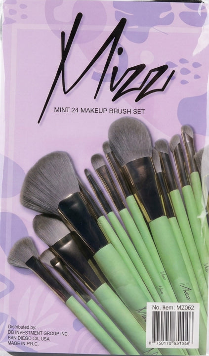 MINT Set Brochas Mizz Brushes 24 Piezas | Mizz Brushes