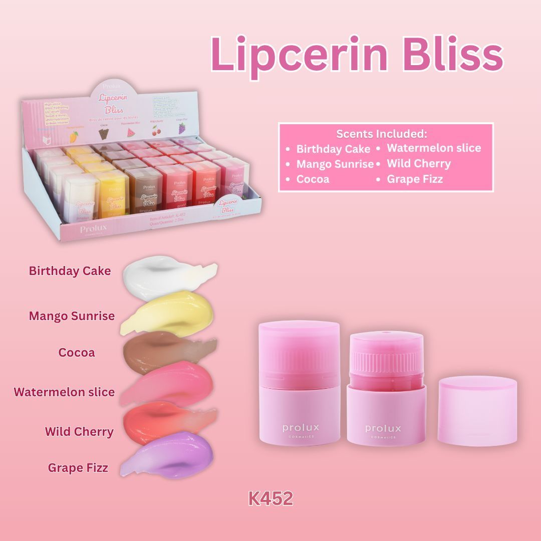 Lipcerin Bliss - High-Shine Ultra Hydrating Lip Serum K452 Prolux