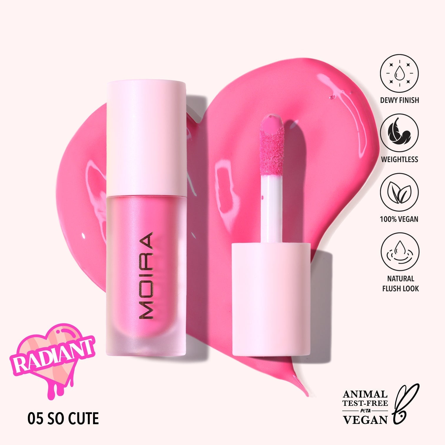 Love Steady Liquid Blush - Rubor Liquido | MOIRA