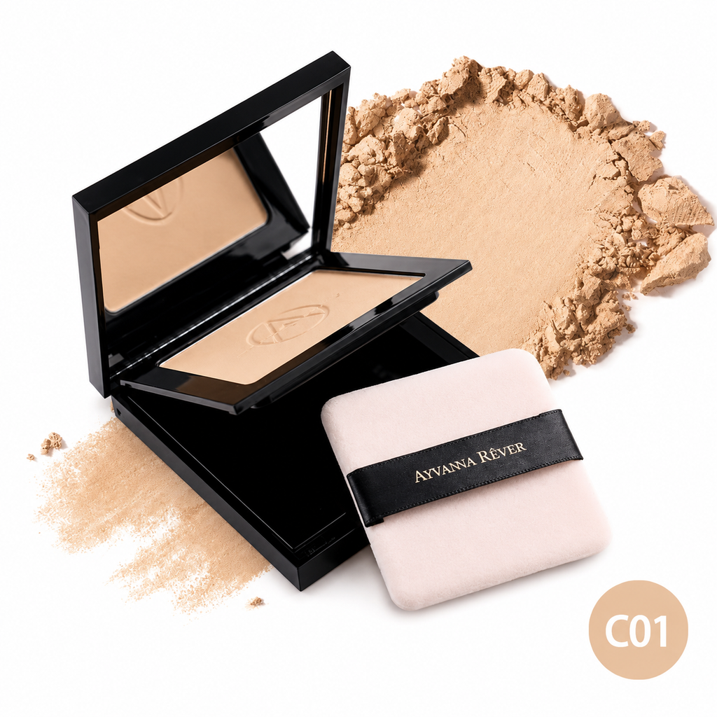 POLVO COMPACTO PERFECCIONADOR MATE A PRUEBA DE AGUA - AYVANNA REVER