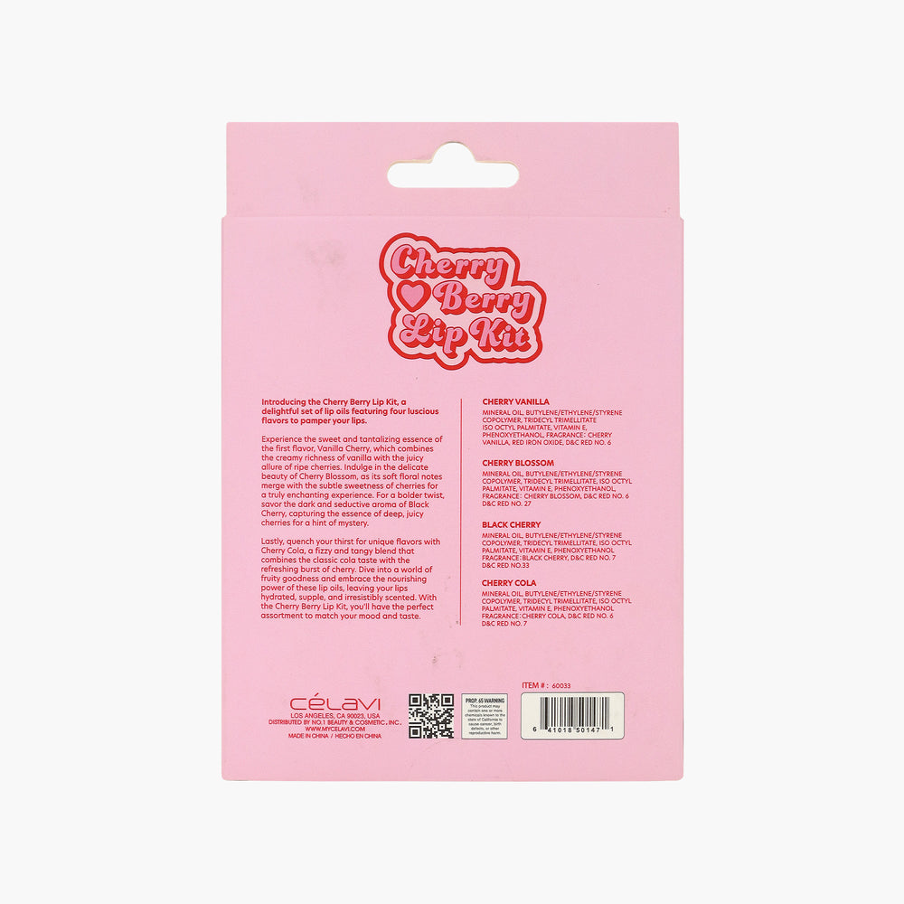 KIT DE LABIOS CHERRY BERRY | CELAVI