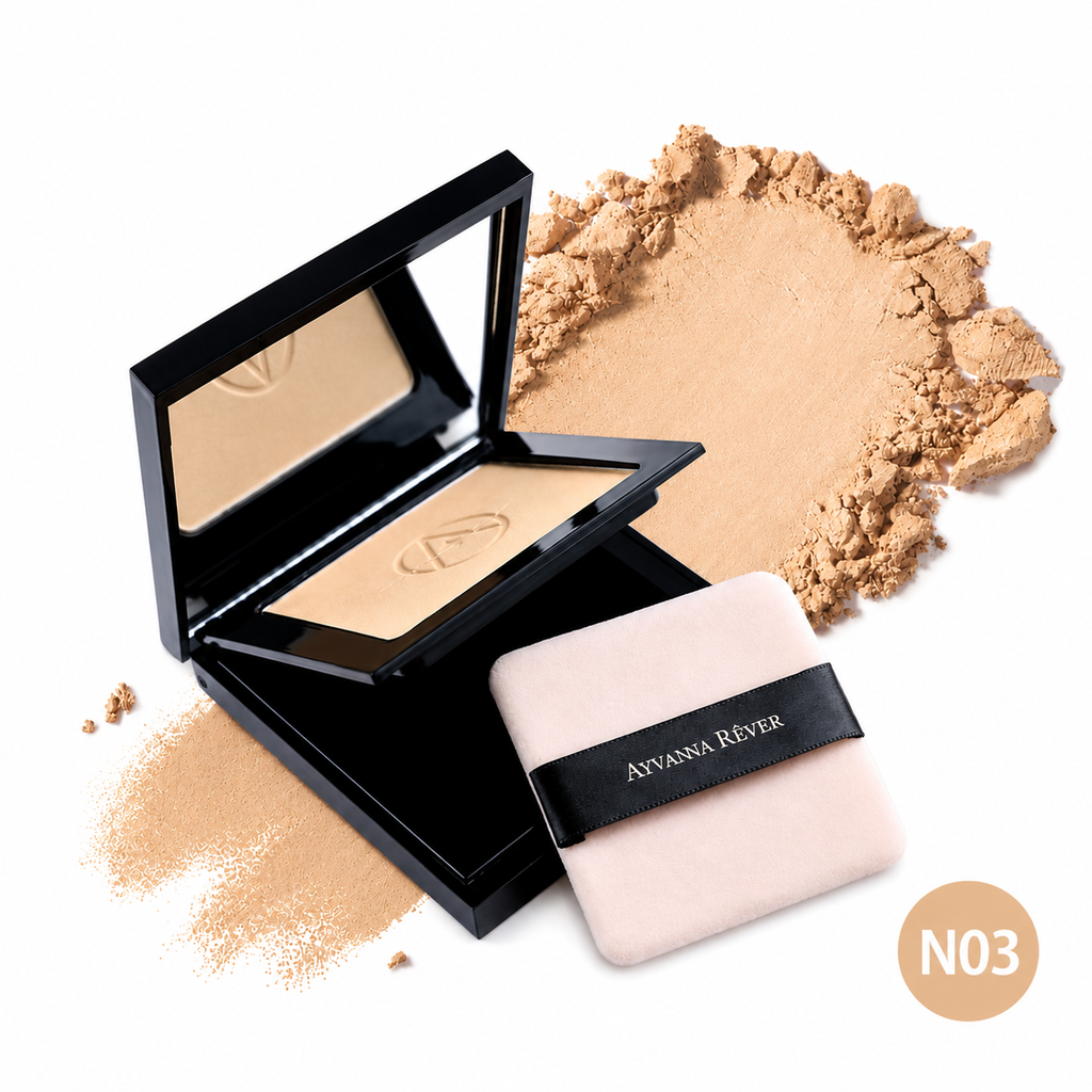 POLVO COMPACTO PERFECCIONADOR MATE A PRUEBA DE AGUA - AYVANNA REVER