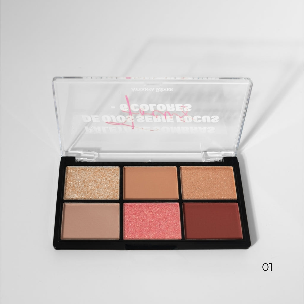 PALETA DE SOMBRAS DE OJOS A 6 COLORES - AYVANNA REVER