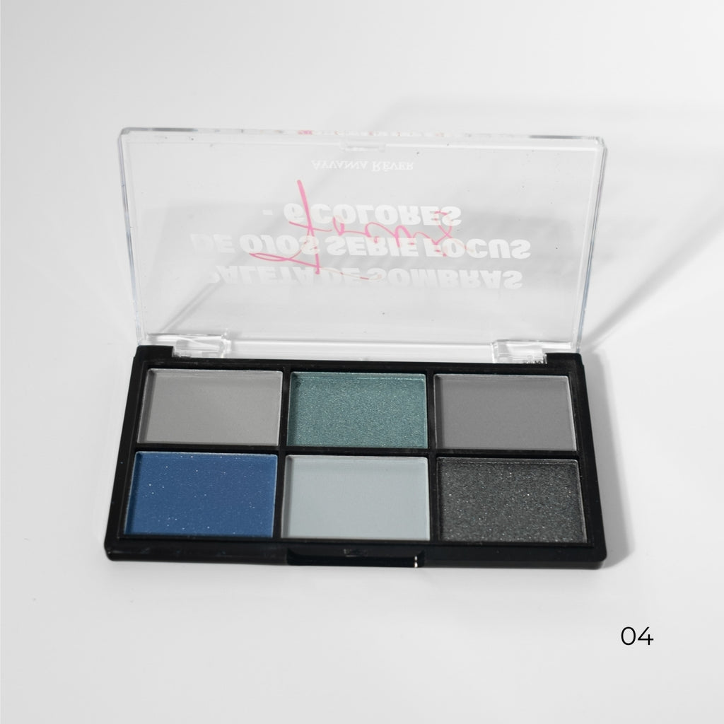 PALETA DE SOMBRAS DE OJOS A 6 COLORES - AYVANNA REVER