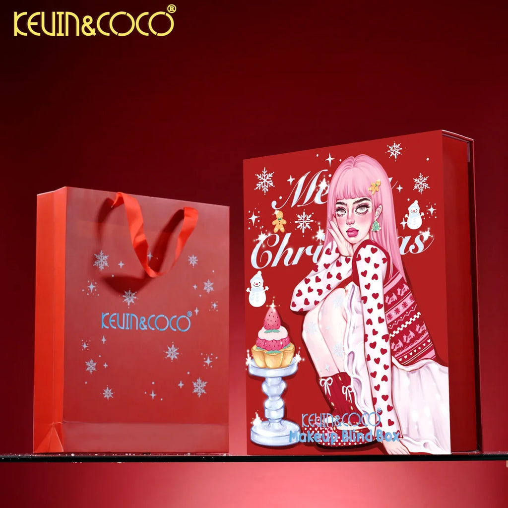 Calendario de Adviento de Maquillaje Face-Merry Christmas | KEVIN & COCO