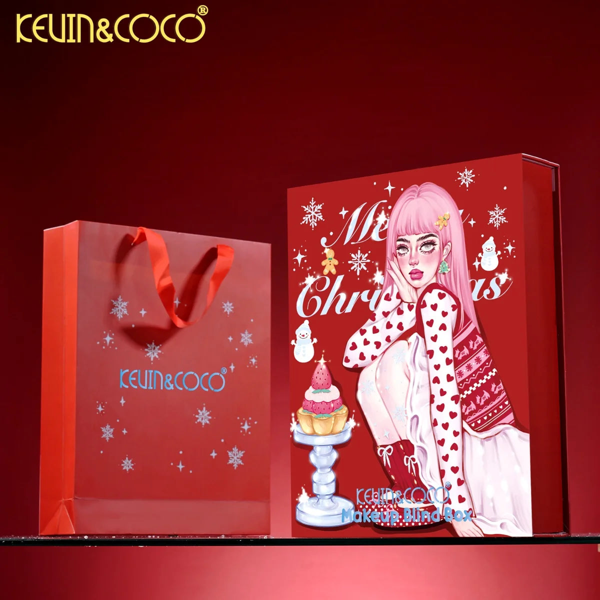 Calendario de Adviento de Maquillaje Face-Merry Christmas | KEVIN & COCO
