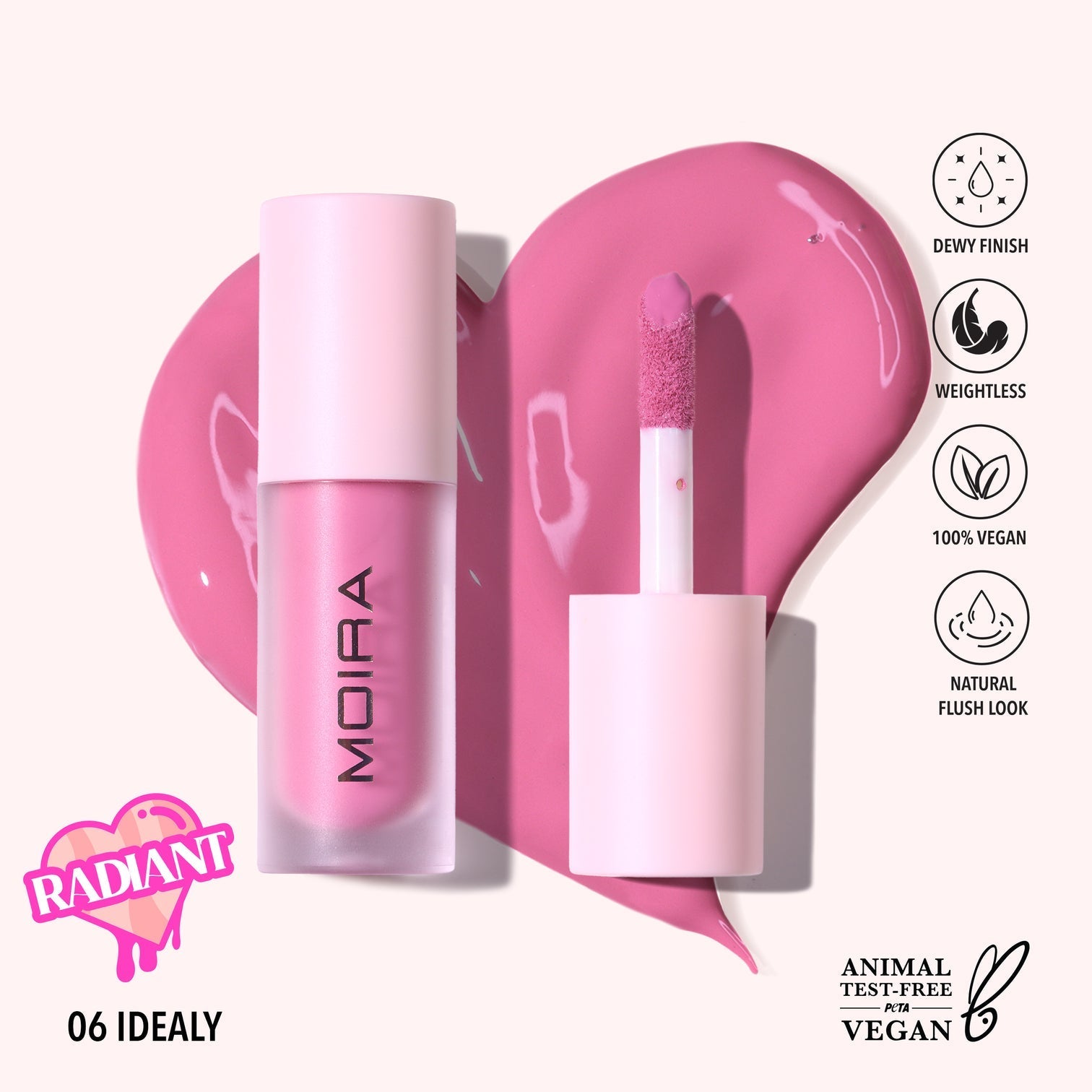 Love Steady Liquid Blush - Rubor Liquido | MOIRA
