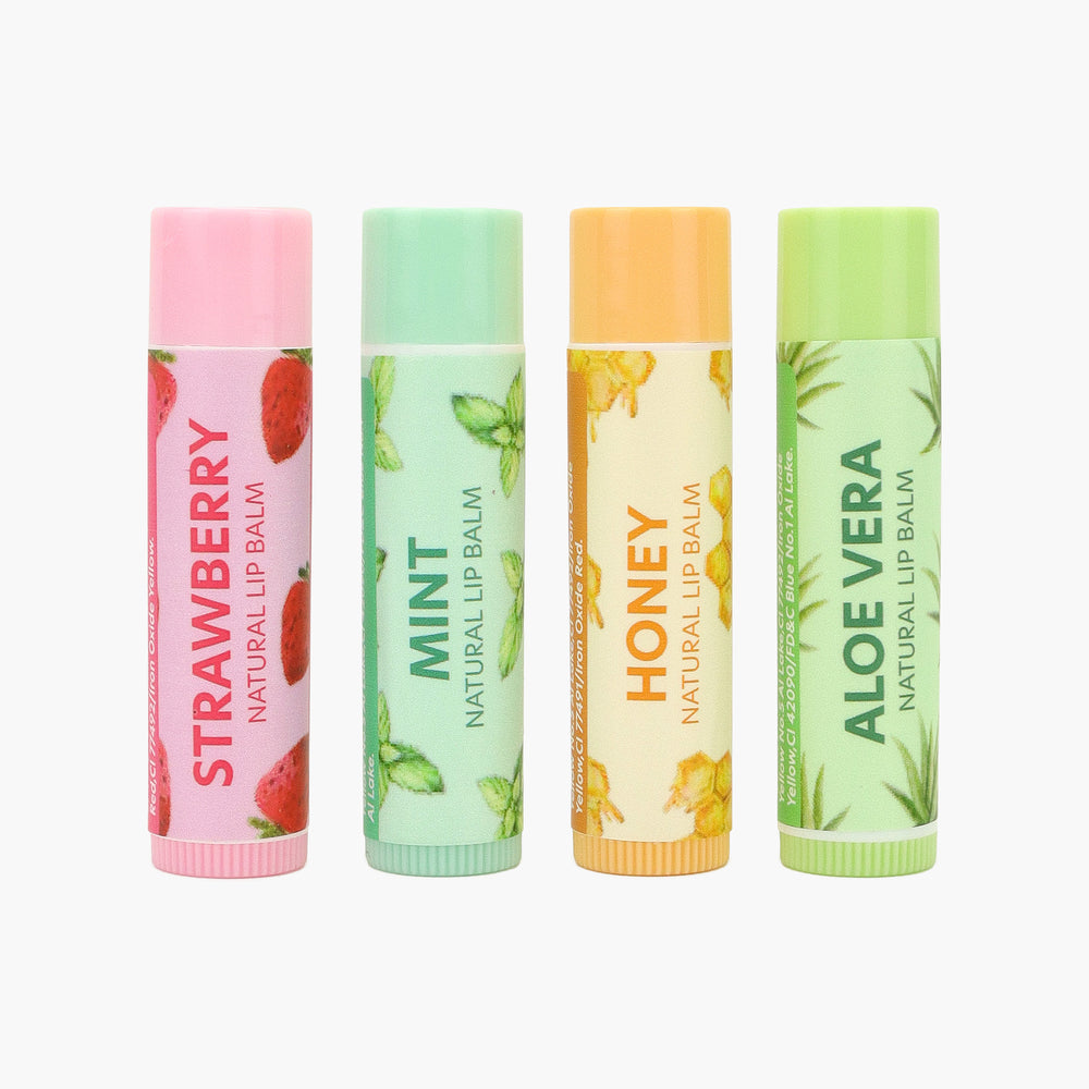 SET DE 4 BÁLSAMOS LABIAL | CELAVI