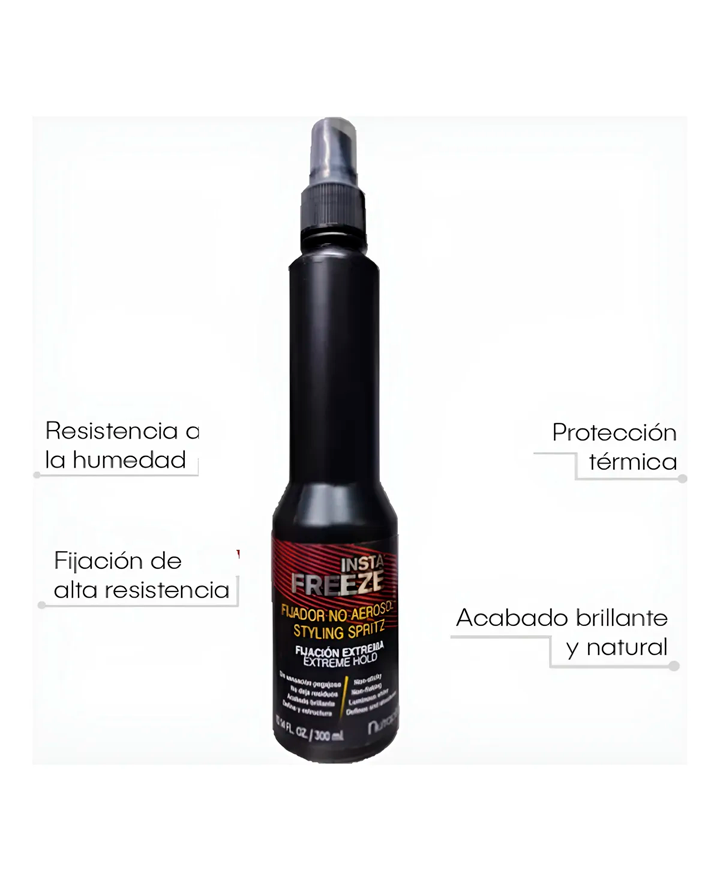 INSTA FREEZE BUILD & SCULPT HAIR SPRAY NO AEROSOL 300 ML. NF14 | NUTRAPEL