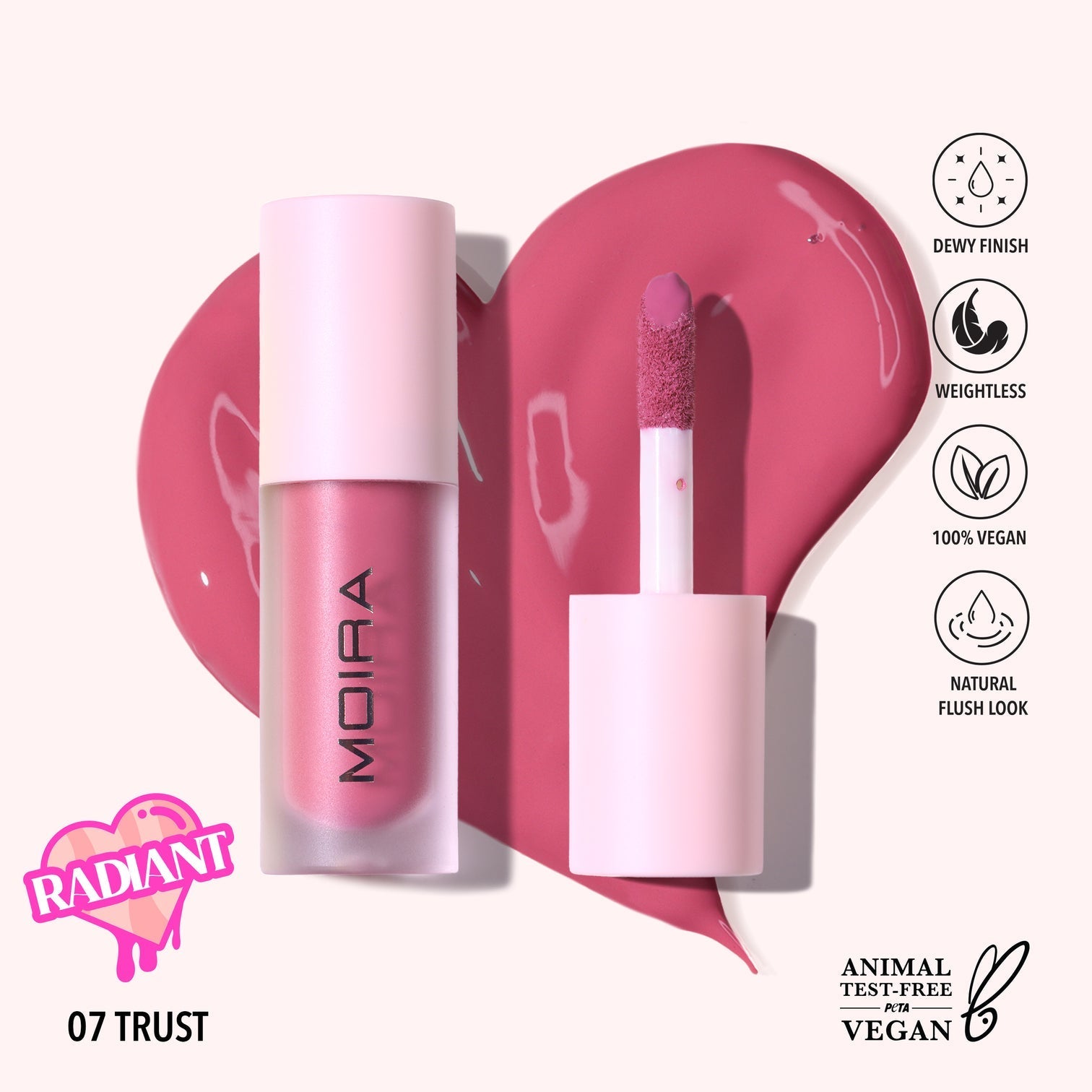 Love Steady Liquid Blush - Rubor Liquido | MOIRA