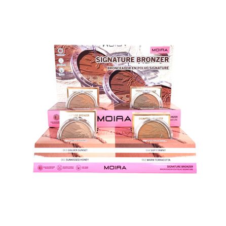 SIGNATURE BRONZER DISPLAY - MOIRA