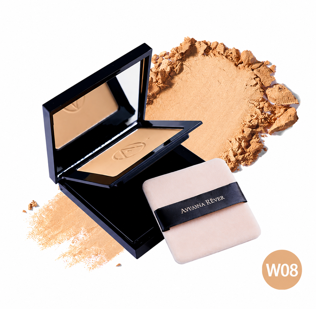 POLVO COMPACTO PERFECCIONADOR MATE A PRUEBA DE AGUA - AYVANNA REVER