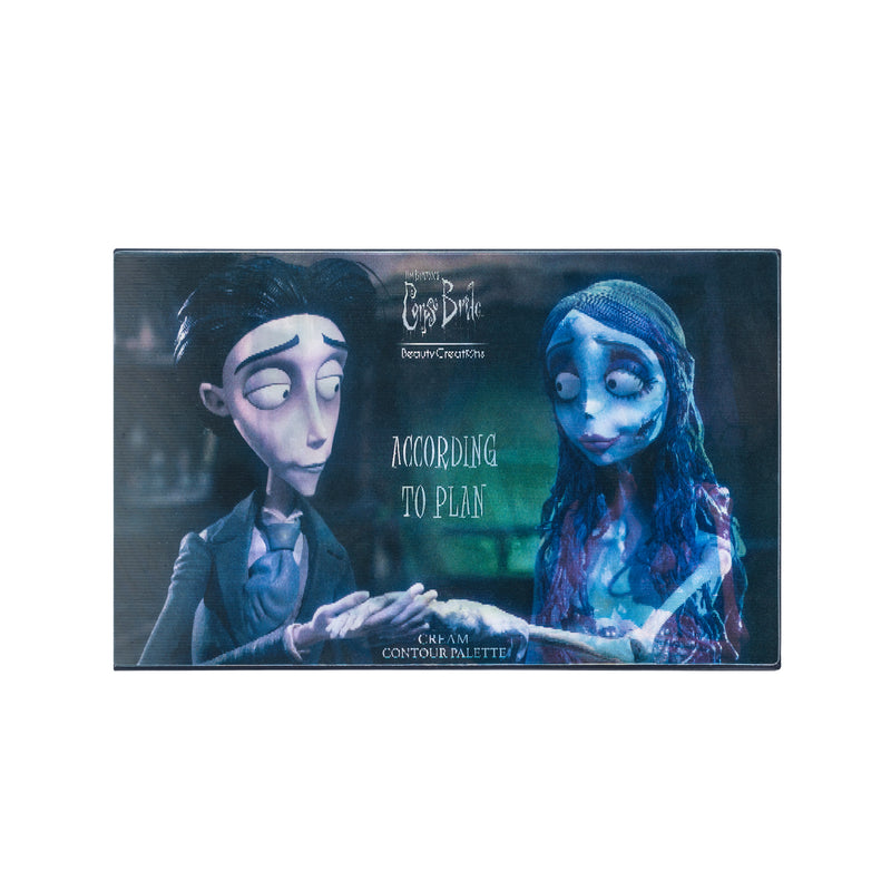 Tim Burton's Corpse Bride x Beauty Creations "According To Plan" Paleta de Contornos en Crema | Beauty Creations