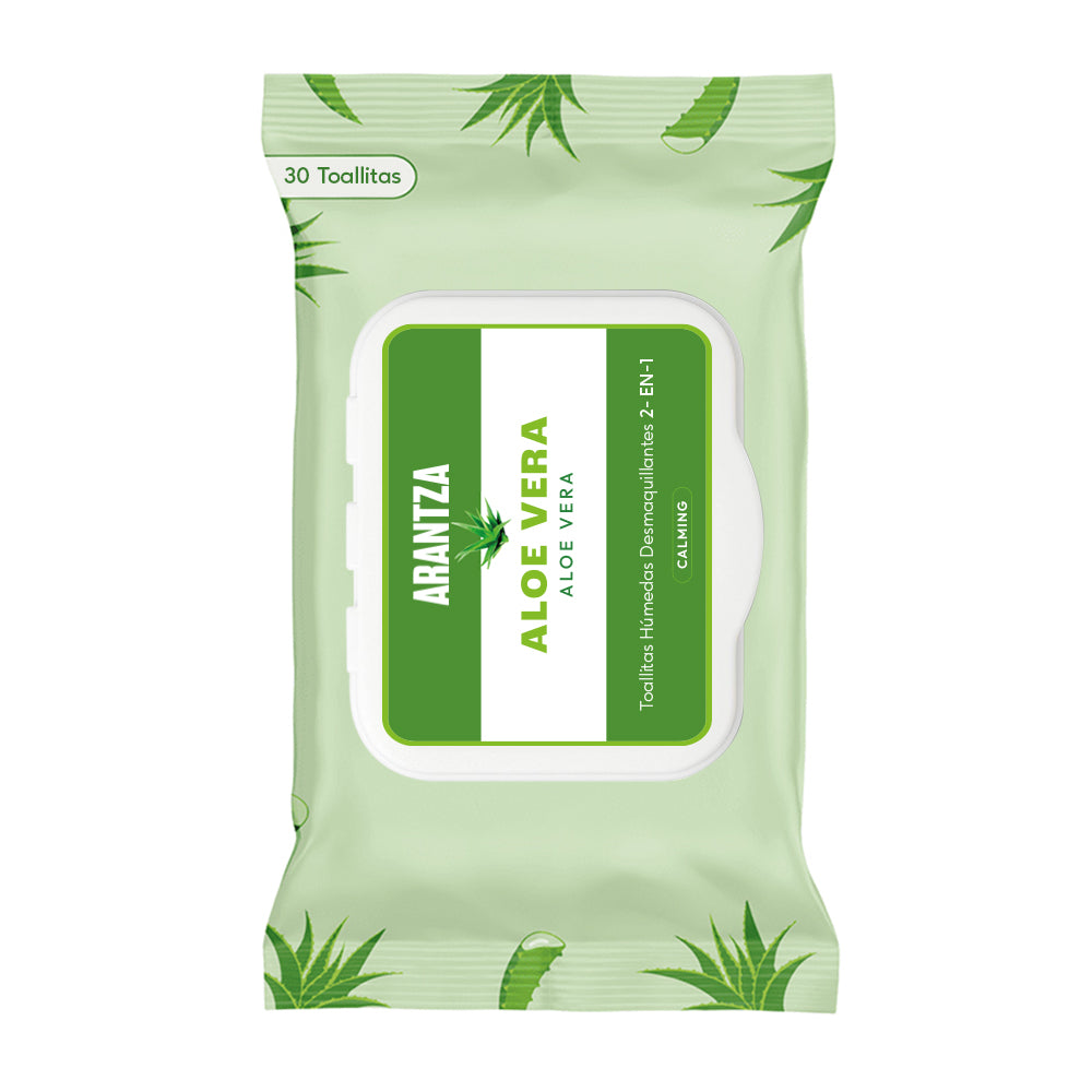 ALOE VERA - Toallitas Limpiadoras Desmaquillantes | Arantza