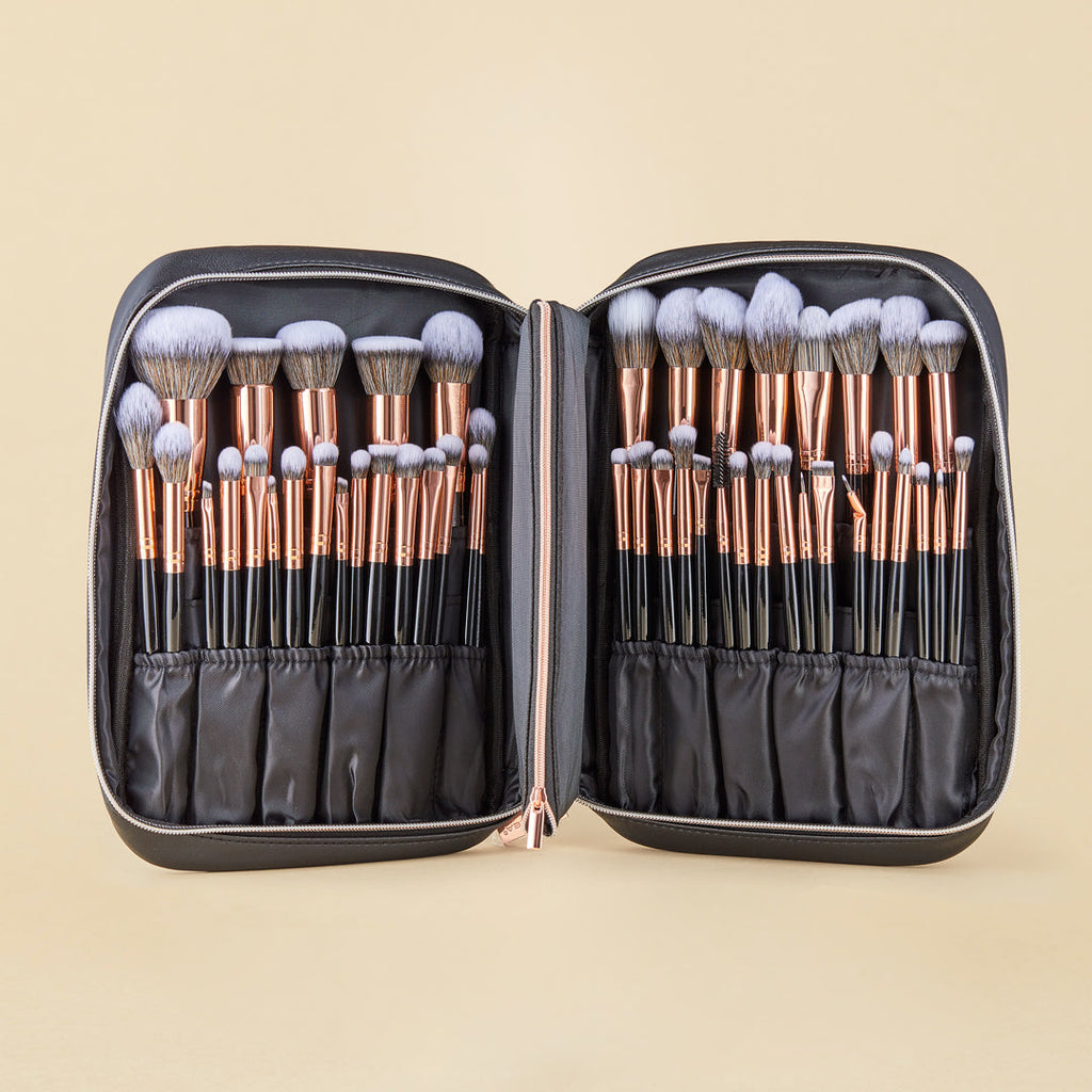 KIT DE BROCHAS DE MAQUILLAJE FLAWLESS X46 PCS | ATENEA