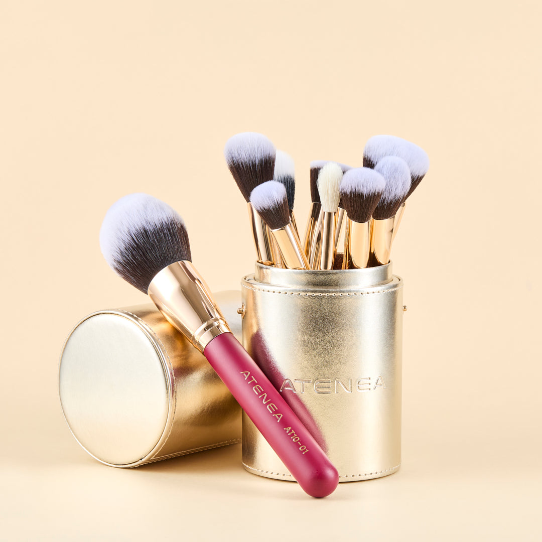KIT DE BROCHAS SCARLET ROSTRO X9 PCS | ATENEA