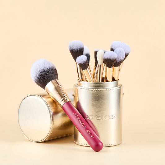 KIT DE BROCHAS SCARLET ROSTRO X9 PCS | ATENEA