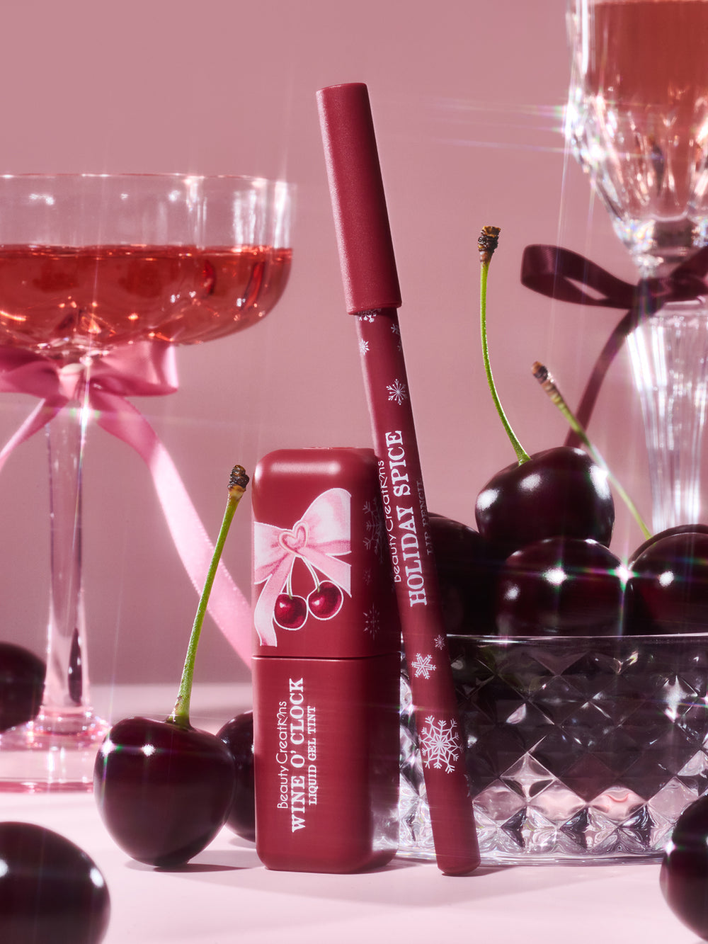 ***PREORDEN*** Beauty Creations XMAS - Tinta de Labios en Gel + Lápiz Delineador - Midnight Kiss
