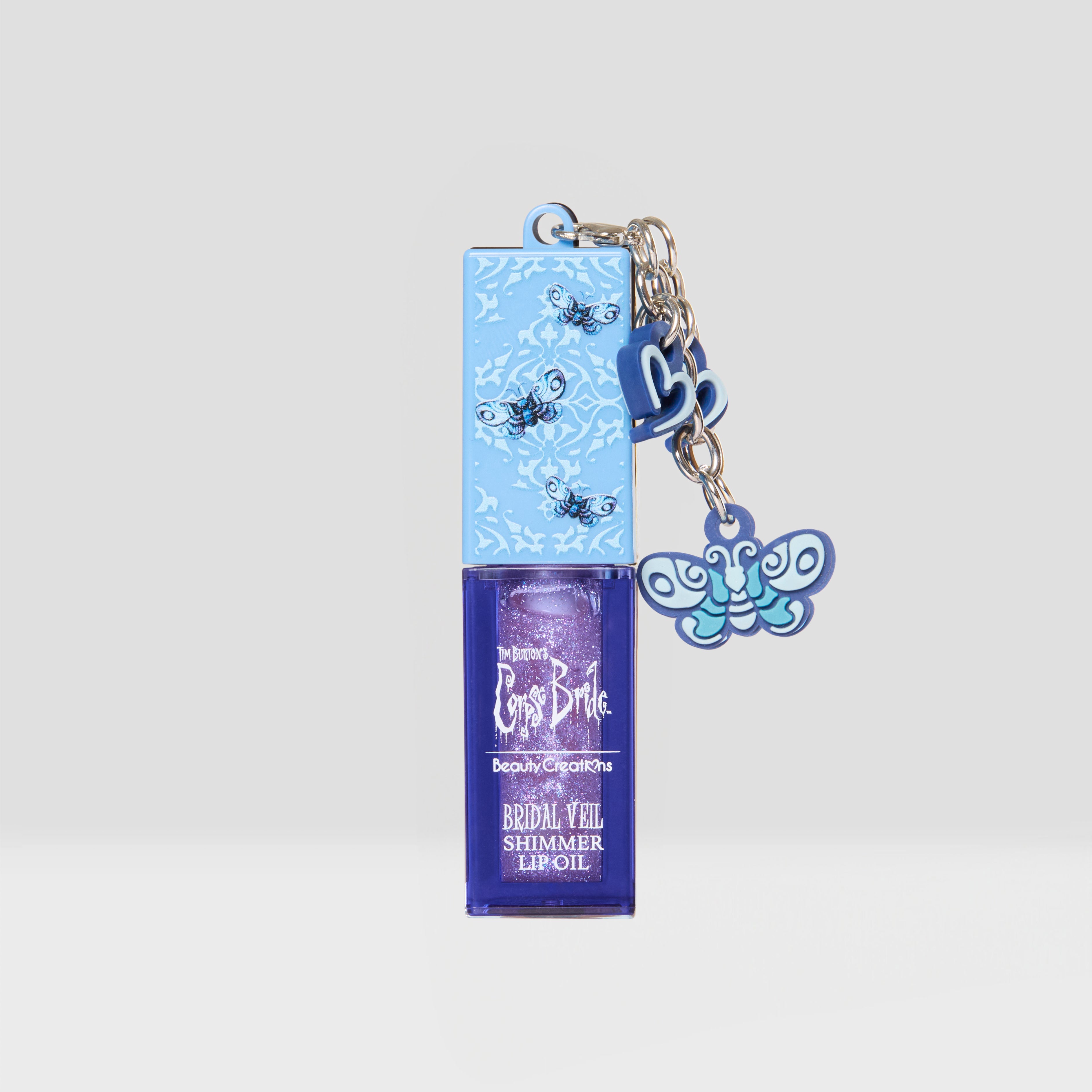Tim Burton's Corpse Bride X Beauty Creations - Aceite De Labios Con Brillo - Bridal Veil