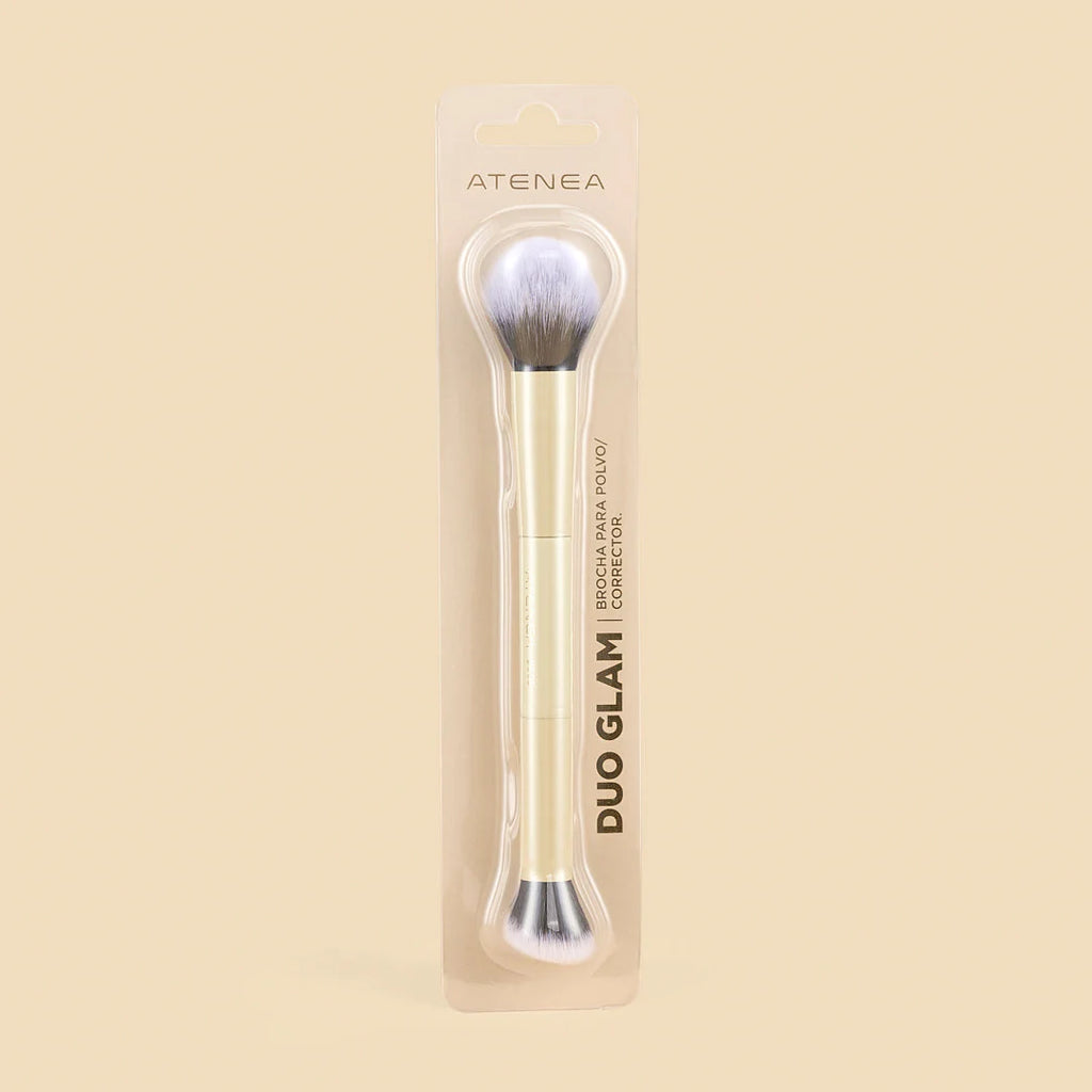 BROCHA DUO GOTA POLVO Y CORRECTOR | ATENA