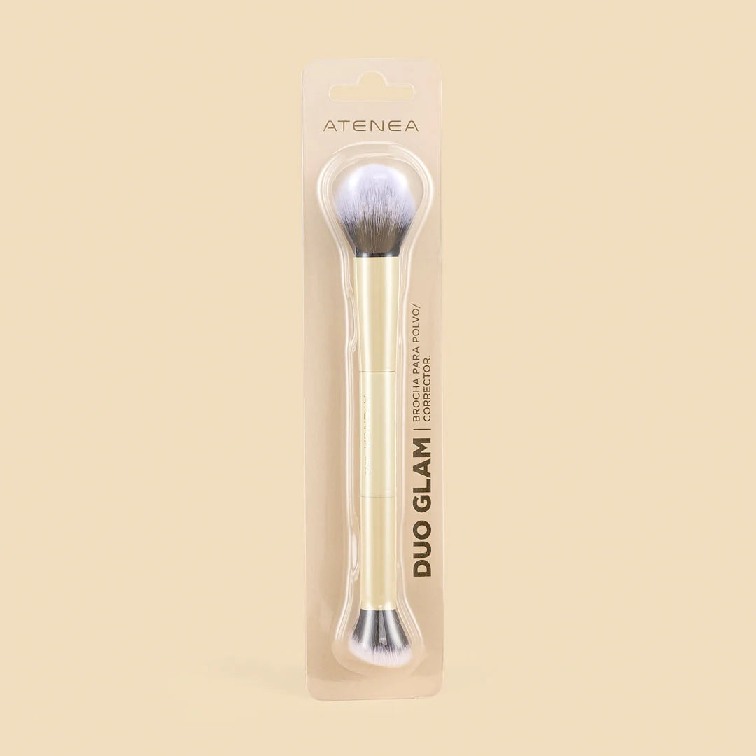 BROCHA DUO GOTA POLVO Y CORRECTOR | ATENA