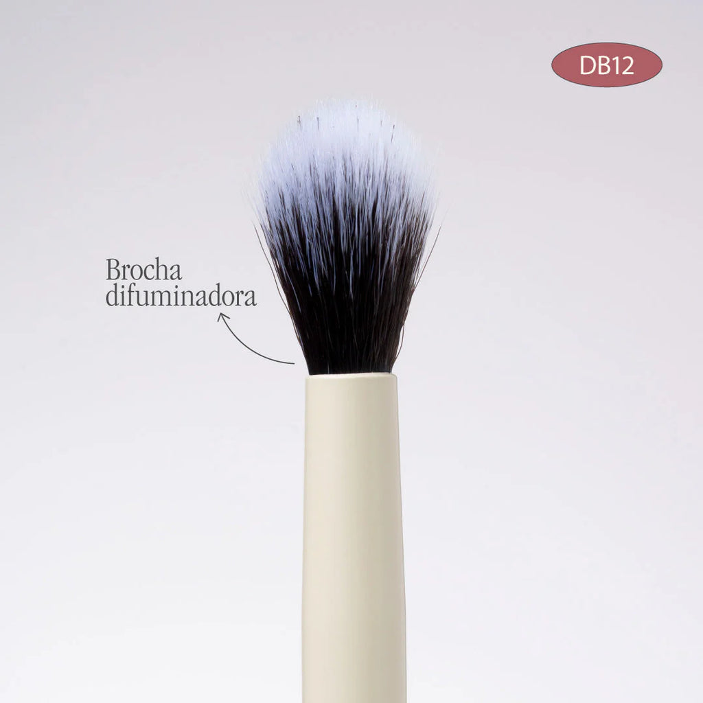 BROCHA DUO PLANA CREMA Y DIFUMINADORA | ATENEA
