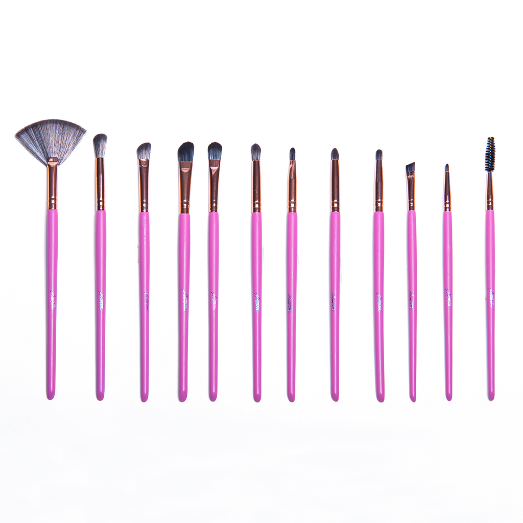 BRONZED PINK Set 24 Brochas con Estuche | Arantza Cosmetics