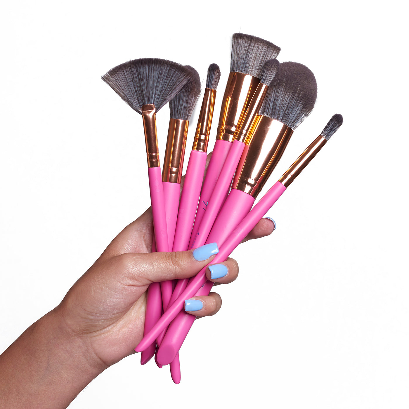 BRONZED PINK Set 24 Brochas con Estuche | Arantza Cosmetics