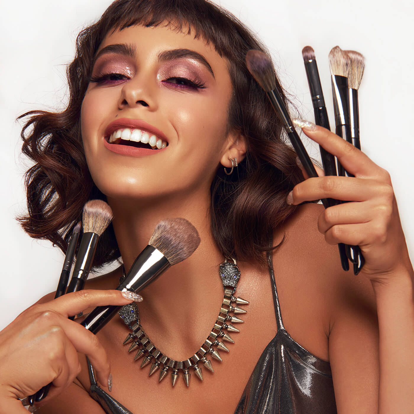 SMOKEY LUXE Set 24 Brochas con Estuche | Arantza Cosmetics