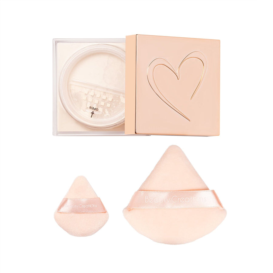 BYE FILTER SETTING POWDER + PUFF SET- BEAUTY CREATIONS
