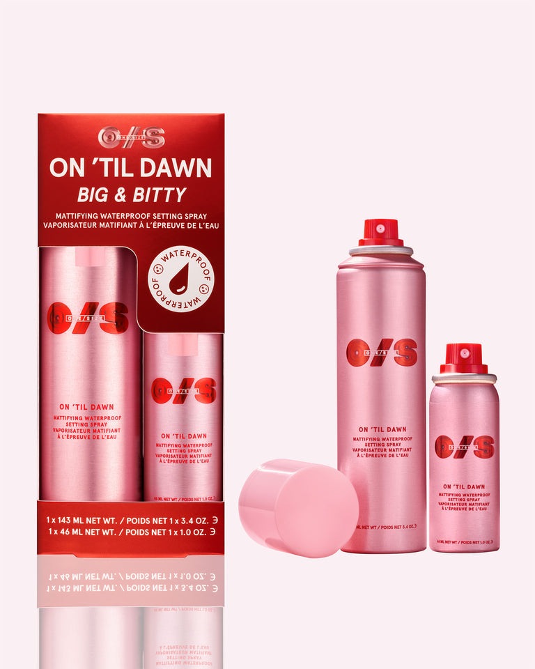 ***PREORDEN*** On 'Til Dawn Mattifying Waterproof Setting Spray Big & Bitty Duo | One Size
