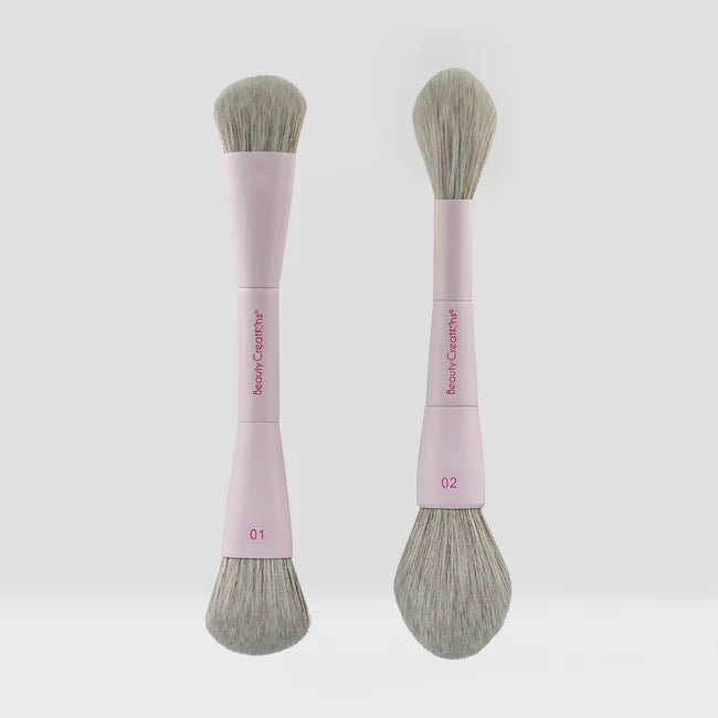 Brochas - Set De Brochas Para Complexión - Crema Y Polvo - BEAUTY CREATIONS