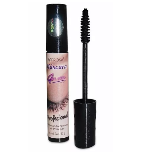 MASCARA DE PESTAÑAS 4 EN 1 NEGRO PROFESIONAL (6 PZAS) |  PROSA