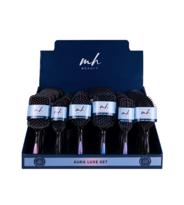 SET DE CEPILLO PARA CABELLO DE 36 PCS LUXE AURA - MH BEAUTY