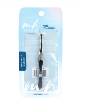 PINZAS PARA CEJAS PLATA - MH BEAUTY