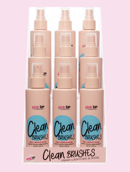 DISPLAY CLEAN BRUSHES | PINK UP