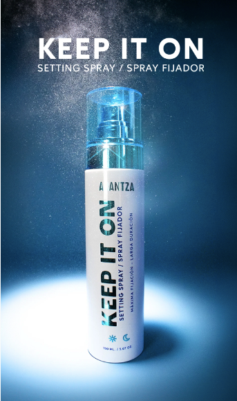 KEEP IT ON Setting Spray - Fijador de Maquillaje | Arantza Cosmetics