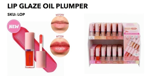 Lip Glaze Oil Plumper Display | MOIRA
