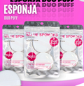ESPONJA DUO PUFF - PURPLE PERFECT