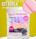SET DE BORLAS CIRCULARES - PURPLE PERFECT