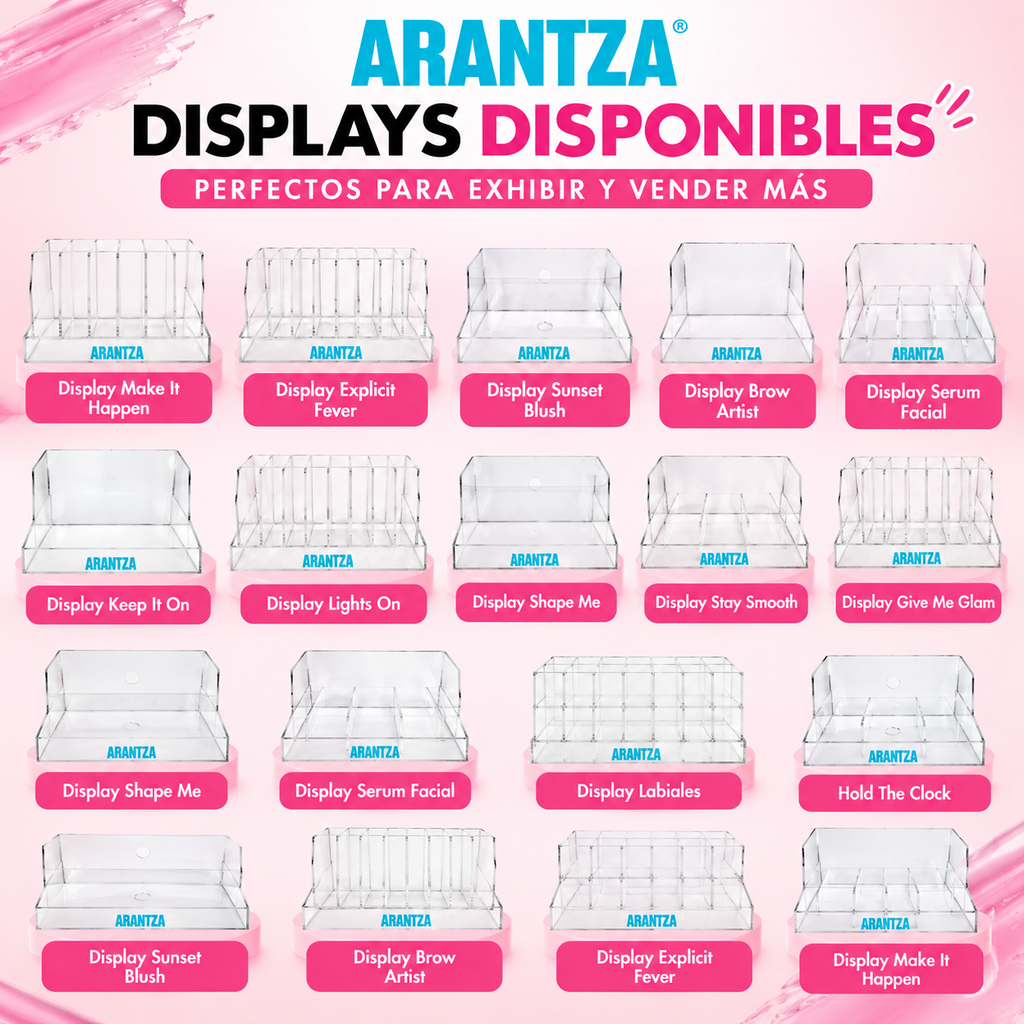 ***PREORDEN*** Exhibidores Arantza Cosmetics