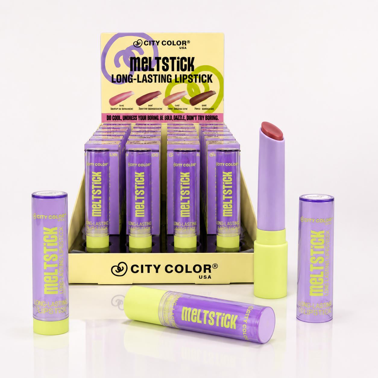 Meltstick Long-Lasting Lipstick Display - City Colors