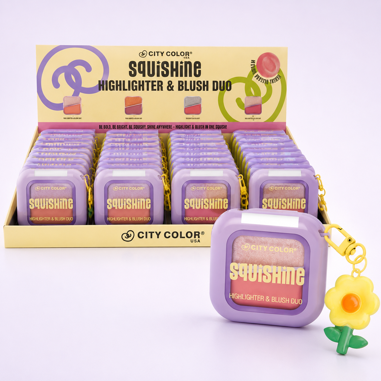 Squishine Highlighter & Blush Duo Display - City Color