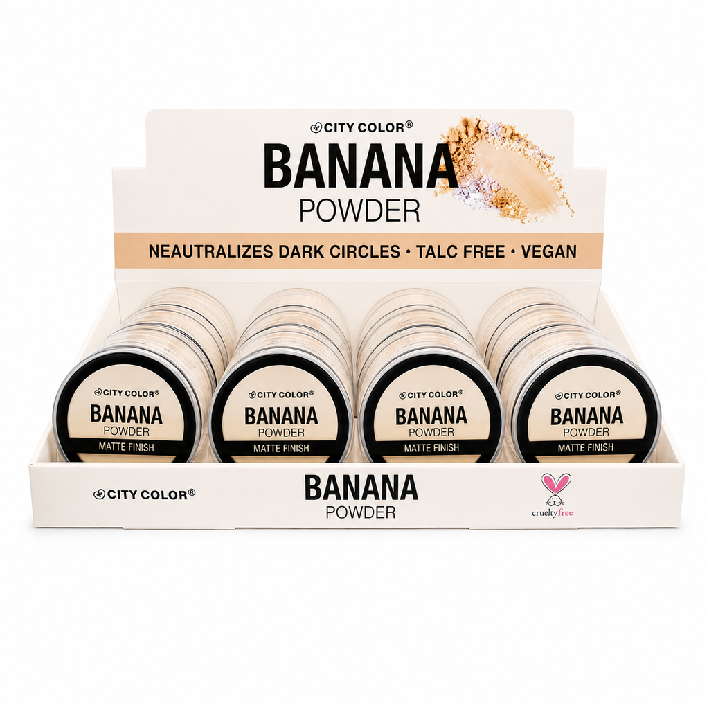 Loose Banana Powder Display- City colors