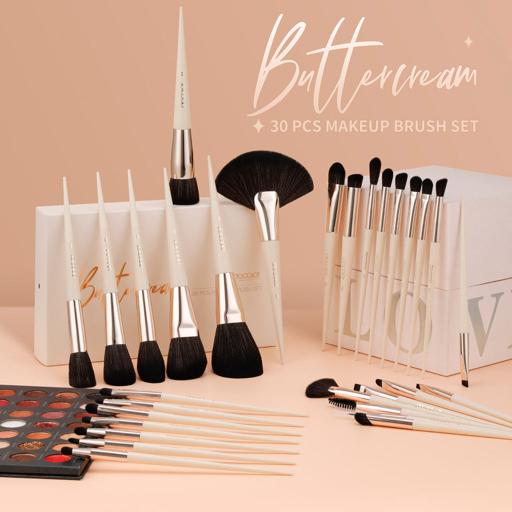 SET DE 30 BROCHAS - BUTTERCREAM -DA3004 - DOCOLOR