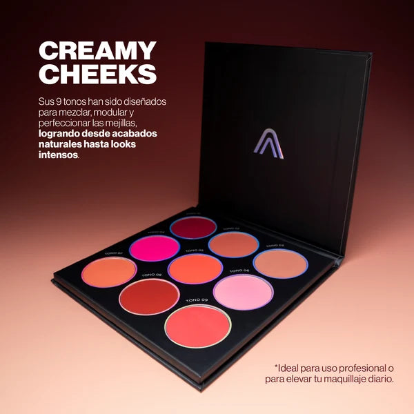 PALETA CREAMY CHEEKS - MAKEUP EXPERT - ATENEA