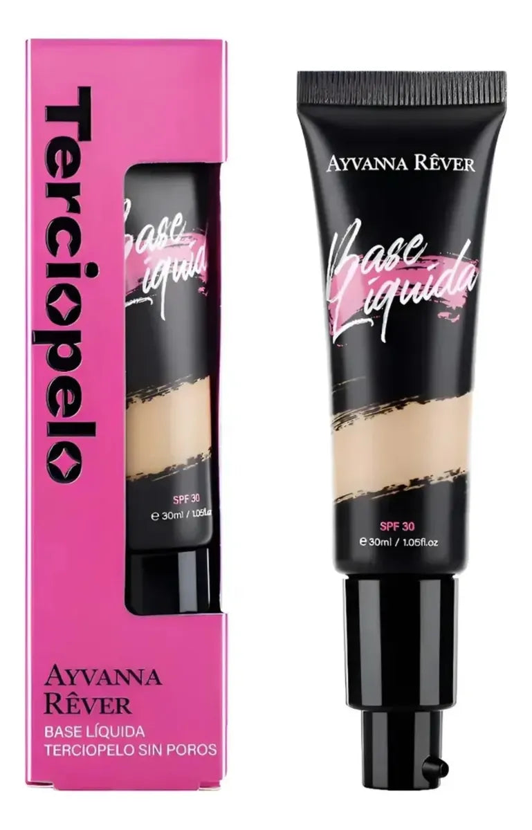 BB CREAM - BASE LIQUIDA TERCIOPELO SIN POROS - AYVANNA REVER