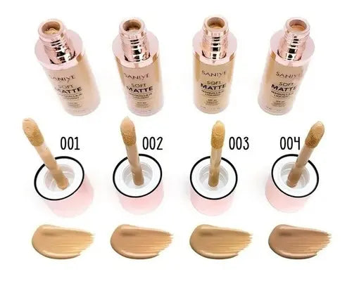 Maquillaje Líquido R6001 (12 Piezas) -SANIYE