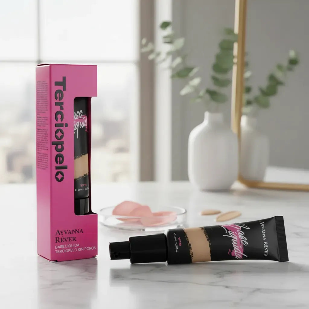 BB CREAM - BASE LIQUIDA TERCIOPELO SIN POROS - AYVANNA REVER